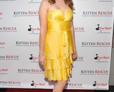 Jenna Fisher Yellow Dress