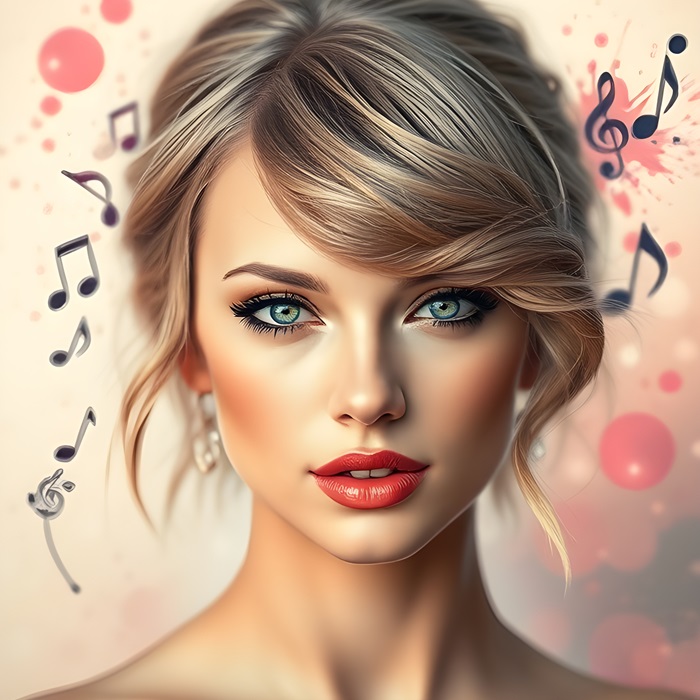 Unblurred Taylor Swift AI Art Collection